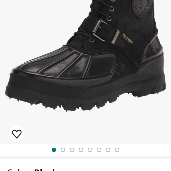 POLO RALPH LAUREN OLSO HIGH BT WP SZ 7D - Picture 2 of 15